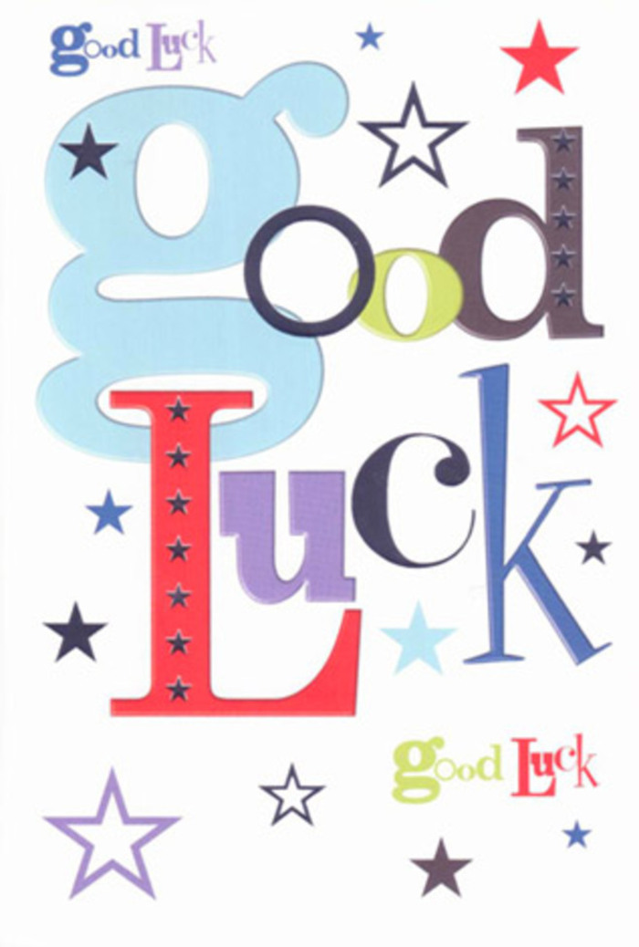 Bursting with spirit and optimism, this good luck card beautifully embodies the vibrancy and cosmopolitan flair of South Kensington. Each letter is distinct-one oversized in powder blue, another slender and inky, a third in brilliant red-woven together like a chorus of cheerful voices from the local cafés on Thurloe Street. The bold interplay of typefaces brings an infectious energy, while scattered coloured stars light up the white cardstock like the twinkling facade lights along Exhibition Road. All elements are placed with the precision of a seasoned florist's hand, inviting the same sense of joy as uncovering a hidden garden square nearby. The visual space around the design allows the energetic hues-marine blue, vivid violet, and soft sage-to glow individually before blending into a cohesive wish for success. The texture is smooth but has a subtle thickness, echoing the quality touch expected from South Kensington's finest shops. Imagining this card in your hands, you sense not just well-wishes but genuine celebration-supportive applause and heartfelt encouragement, all delivered with the friendliness of neighbours sharing a moment. Whether it's for a university sendoff or a local job triumph, this card radiates good fortune, hope, and a dash of South Kensington panache, ready to travel with its recipient into the unknown.